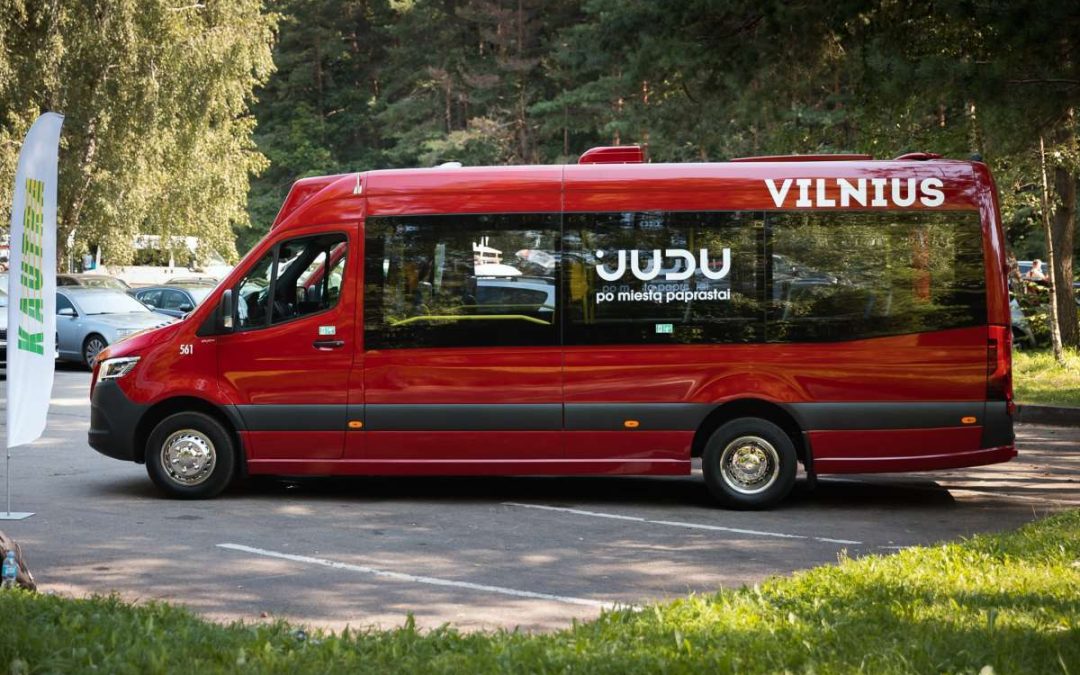Малые электробусы начинают курсировать по Вильнюсу: появилось 6 новых маршрутов